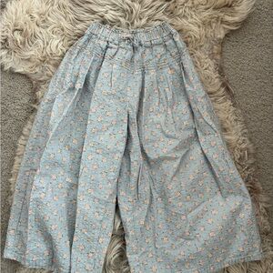 Zara Timeless Organic Cotton Wide Leg Pants SZ 5